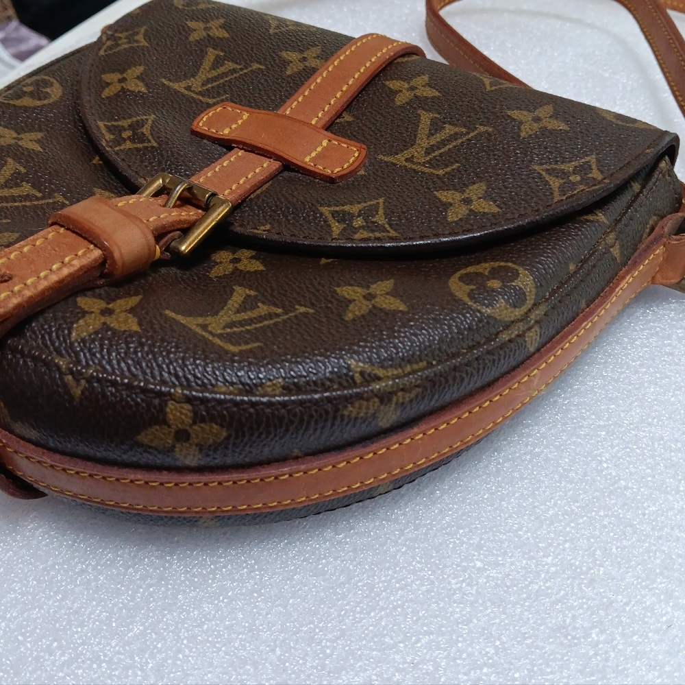 ​👑 LOUIS VUITTON EUC Chantilly PM Crossbody Bag Monogram VINTAGE - Picture 5 of 17
